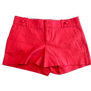 Banana Republic Coral Cotton stretch Ryan Fit 3" Inseam Women's Shorts 6